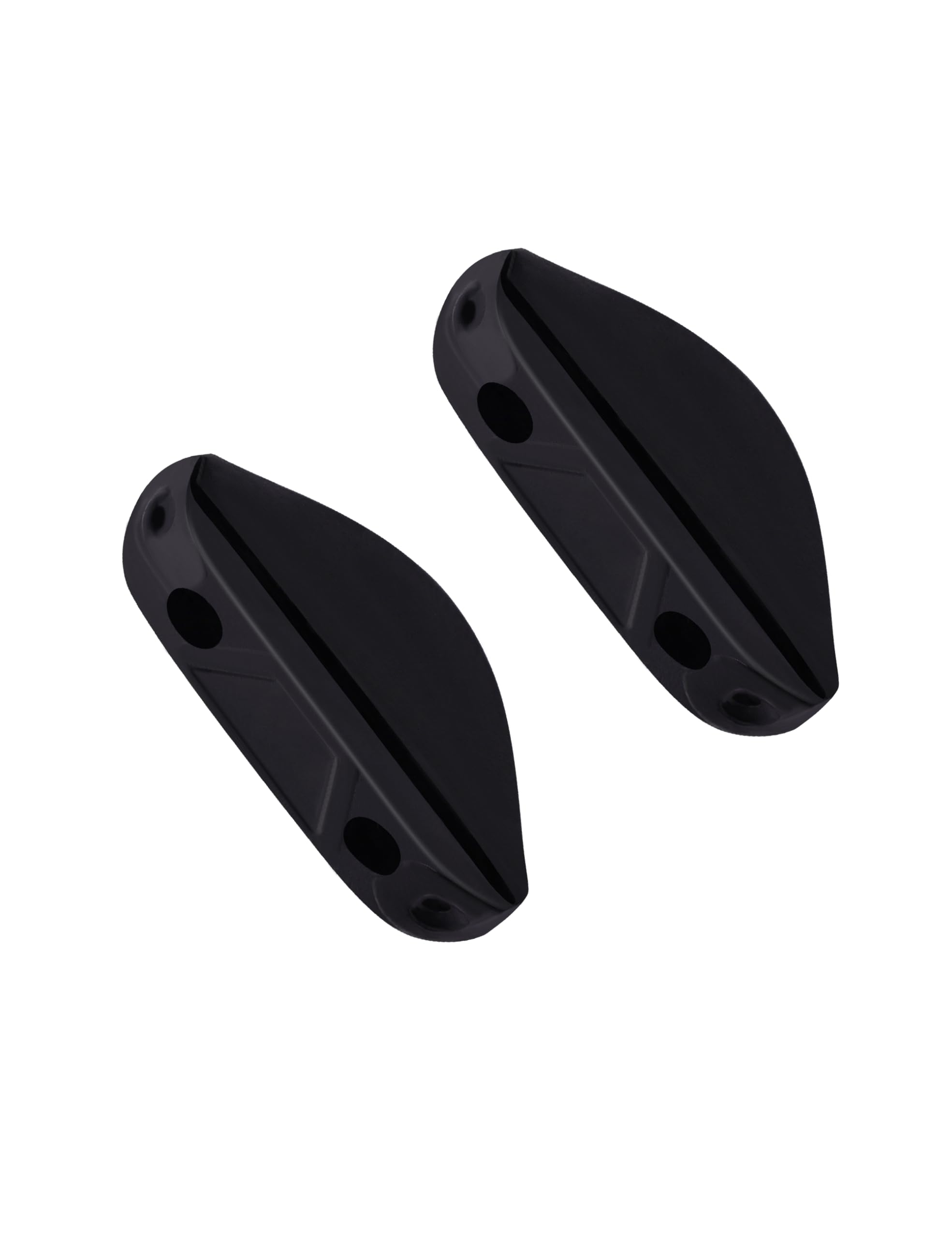 Combine8 nosepads for Oakley Pit Bull OO9127 sunglasses - black, front view