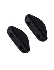 Combine8 nosepads for Oakley Pit Bull OO9127 sunglasses - black, front view