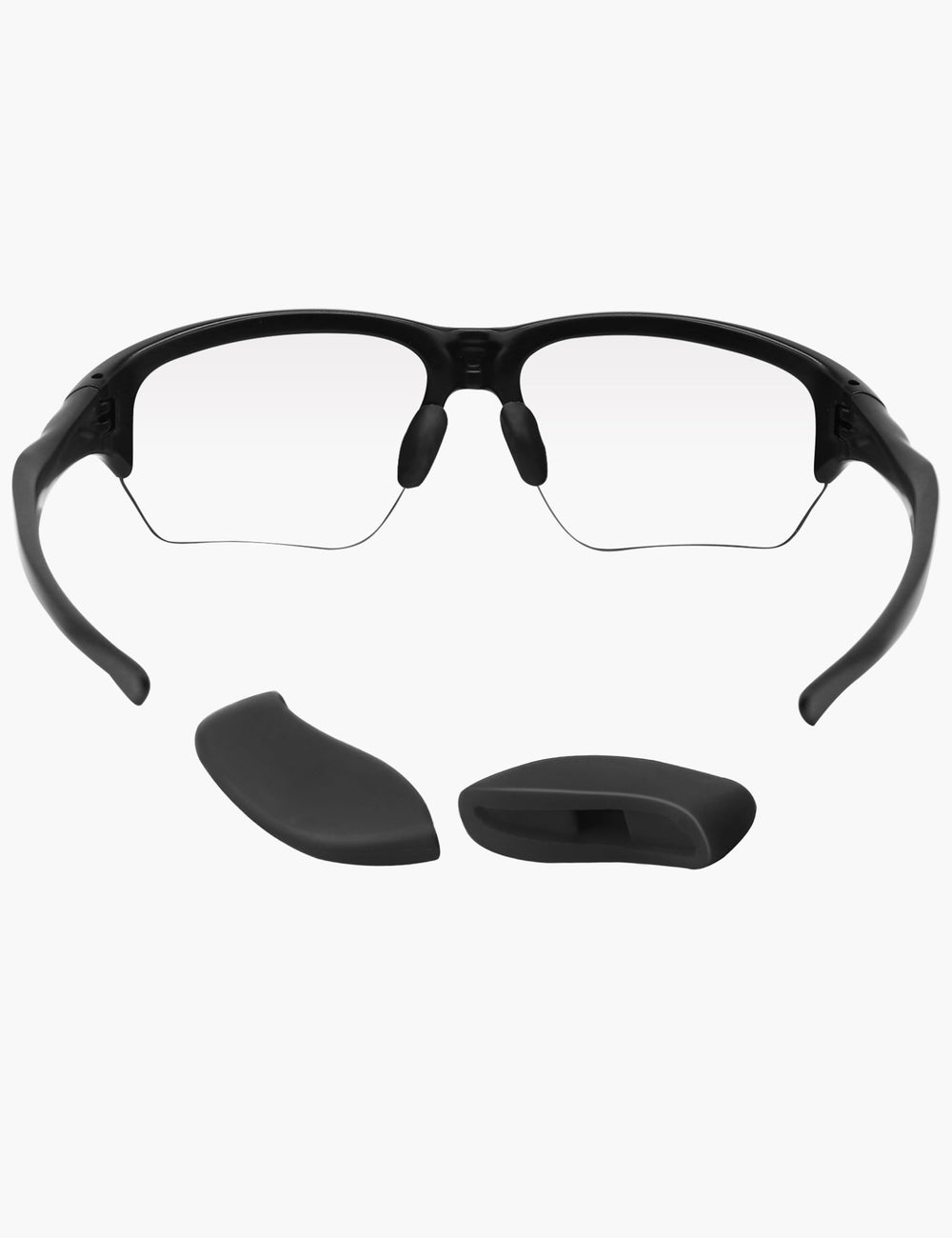 Packaging shows 1 pair of Combine8 nosepads for Oakley OO9363 - Black
