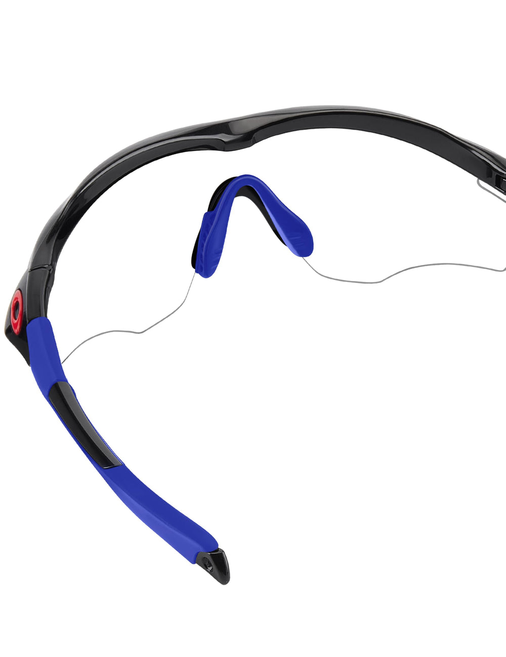 Combine8 blue nosepads for Oakley M2/M2 XL sunglasses - set 2