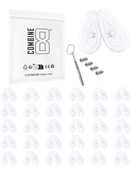 Combine8 replacement nose pads set with 30 pairs for Oakley glasses
