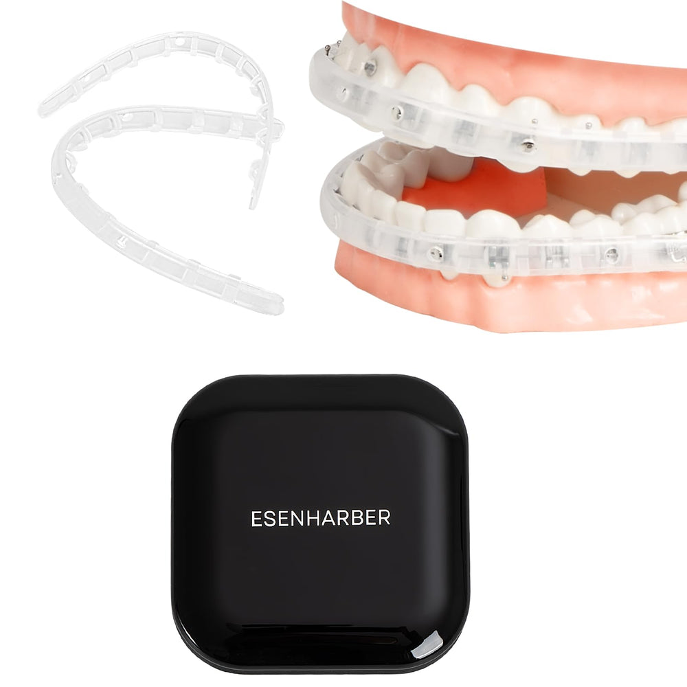 Clear lip protector for braces providing comfort between lips and brackets
