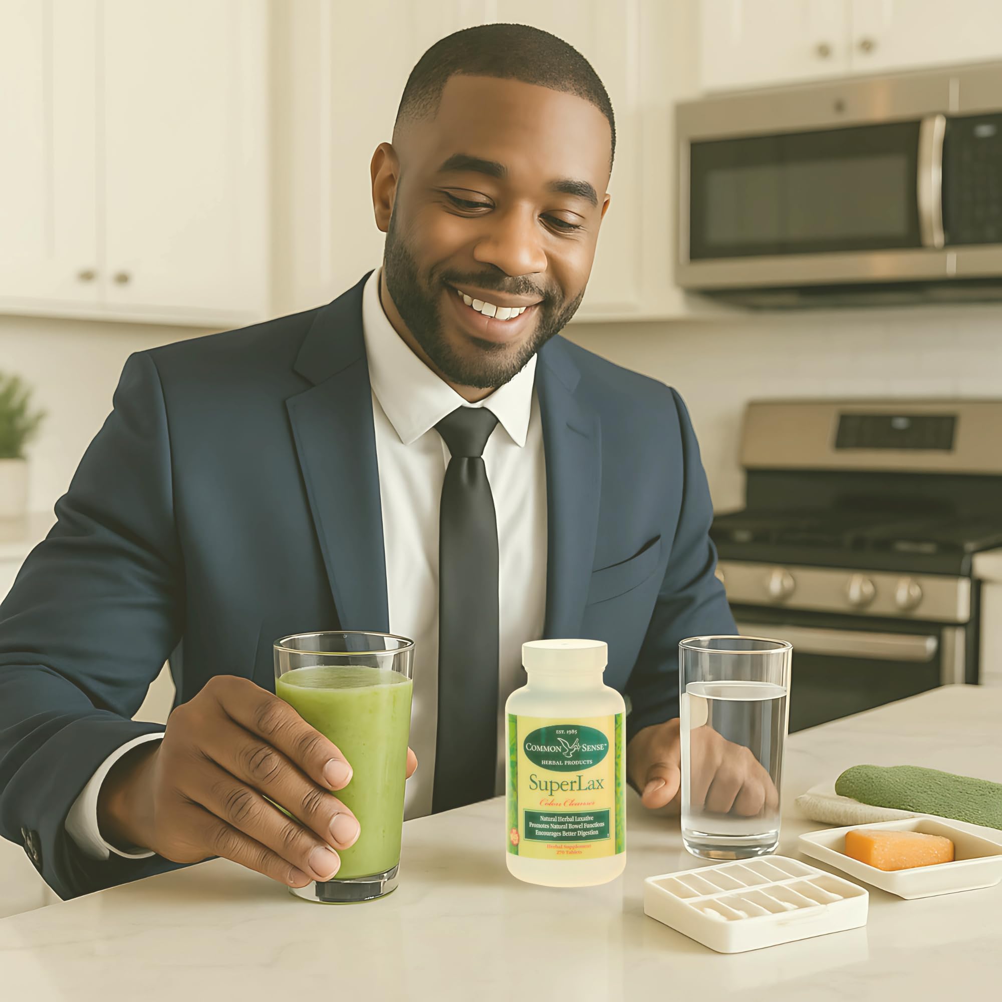 Close-up of Senna leaves and Cascara Sagrada herbs