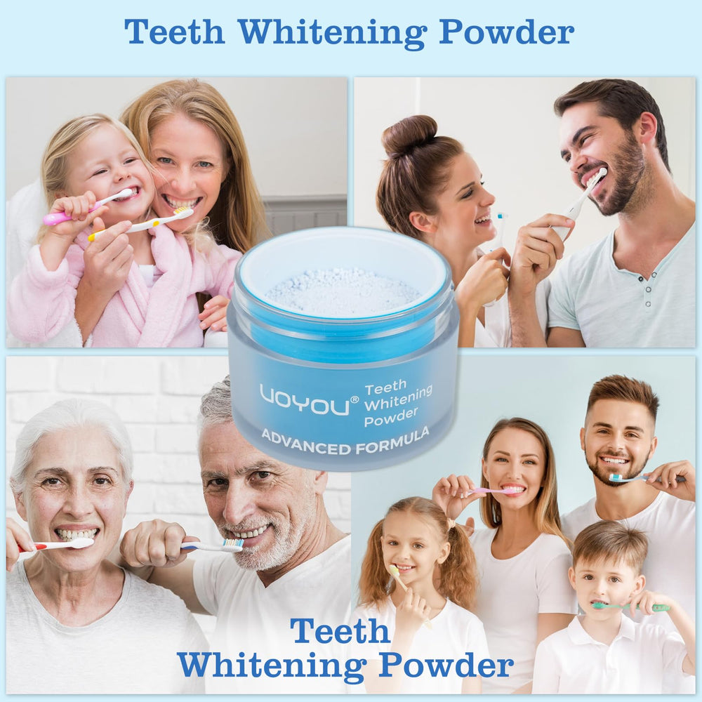 Compact and travel-friendly whitening powder