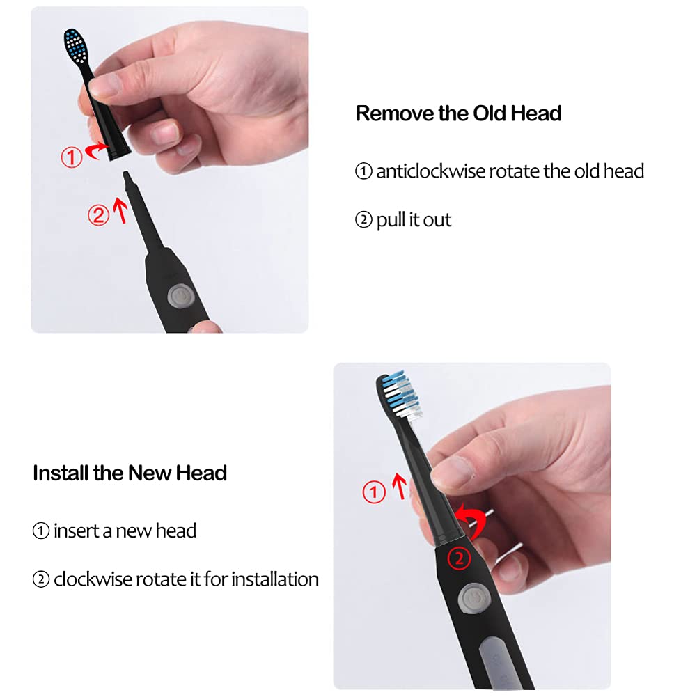 Wide compatibility with Fairywill FW-507, FW-508, 2011, 959, 917, 551, D1, D3, D7, D8 and Initio/ATMOKO models