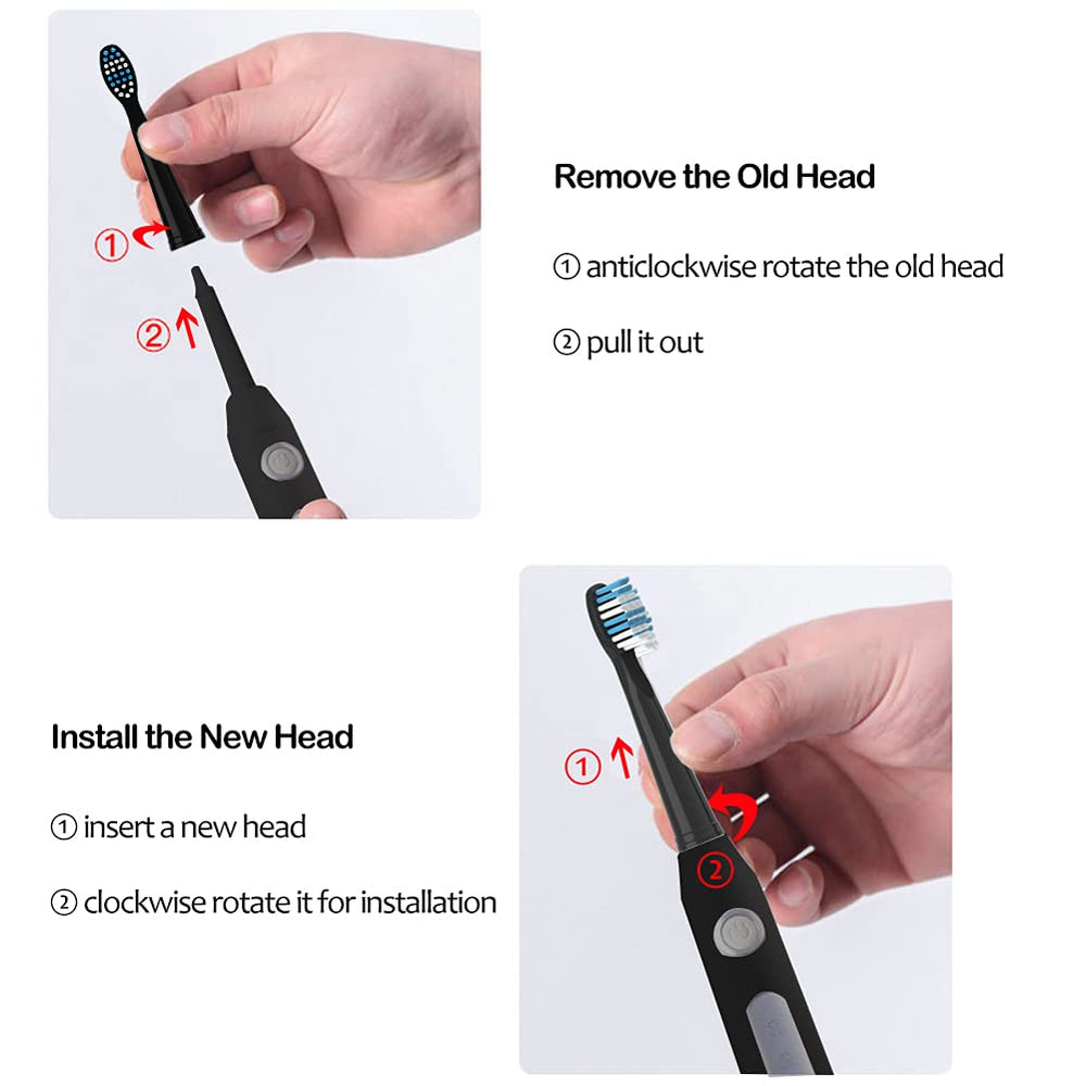 Wide compatibility with Fairywill FW-507, FW-508, 2011, 959, 917, 551, D1, D3, D7, D8 and Initio/ATMOKO models