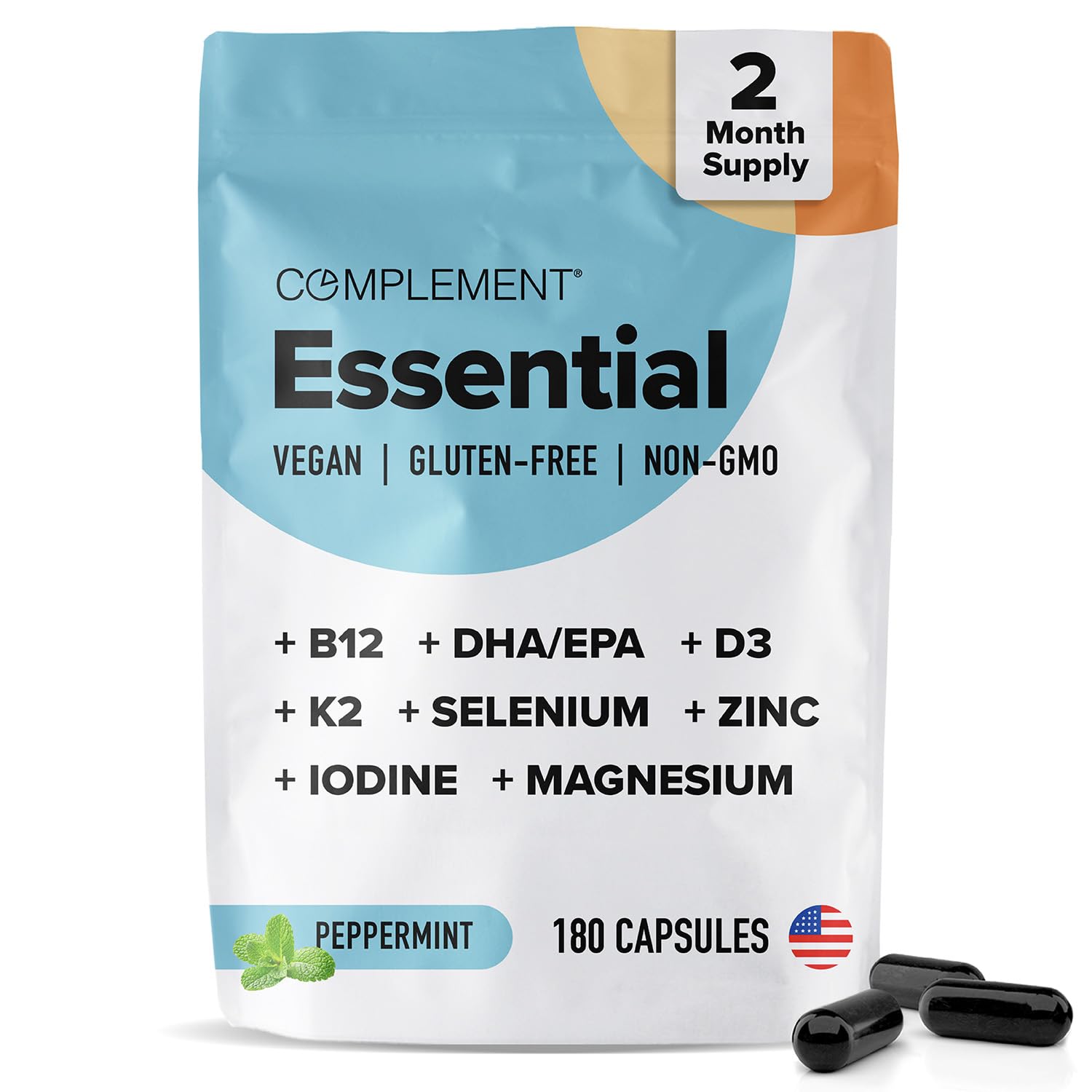 Complement Essential Vegan Multivitamin bottle cover