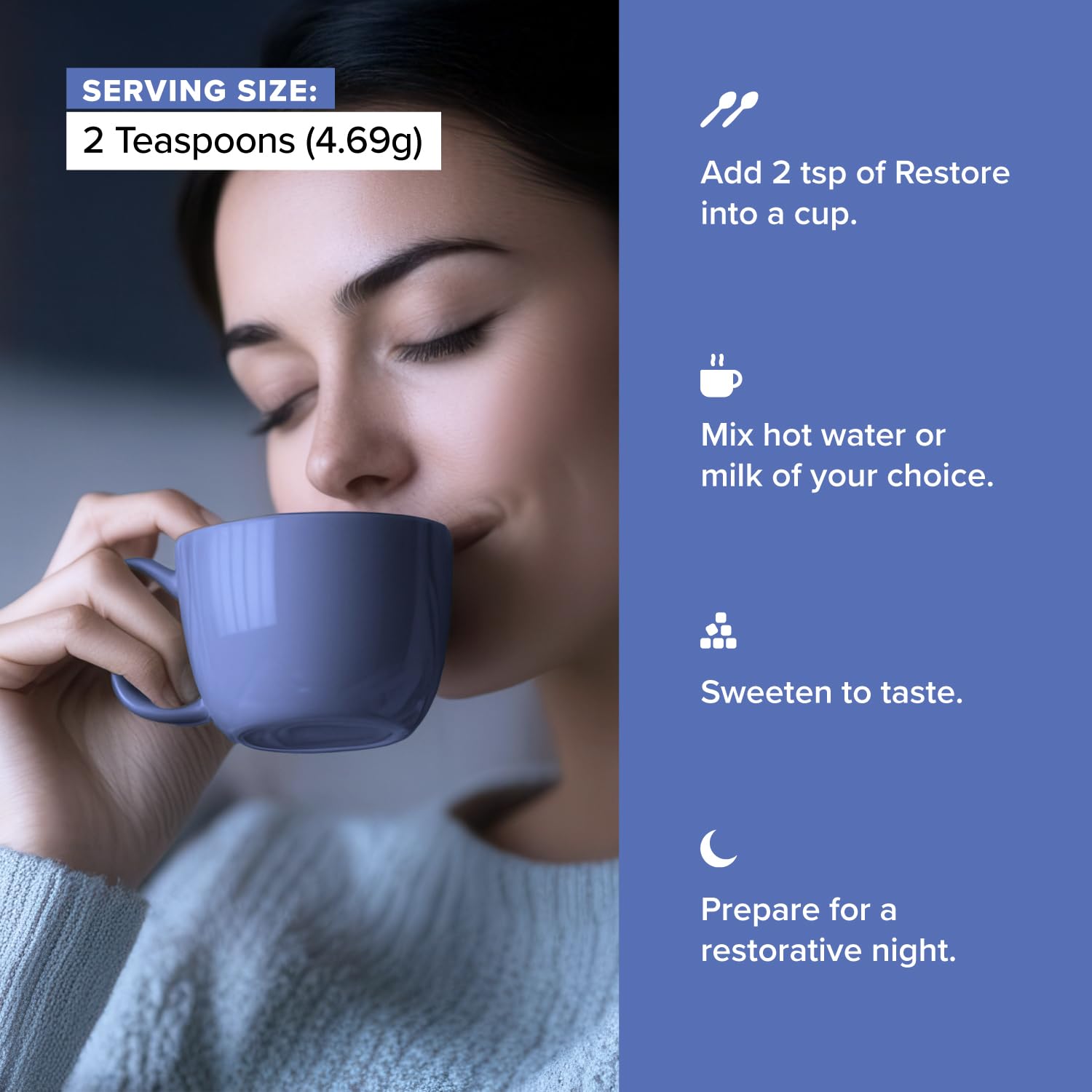 Close-up of Golden Latte powder with warm spices