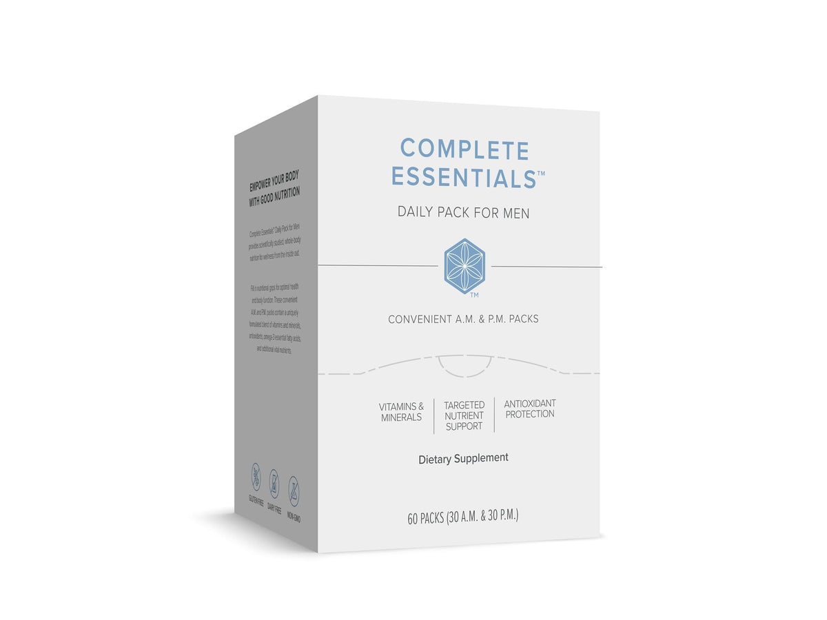 Complete Essentials Daily Pack for Men – balanced micronutrients in a single daily pack