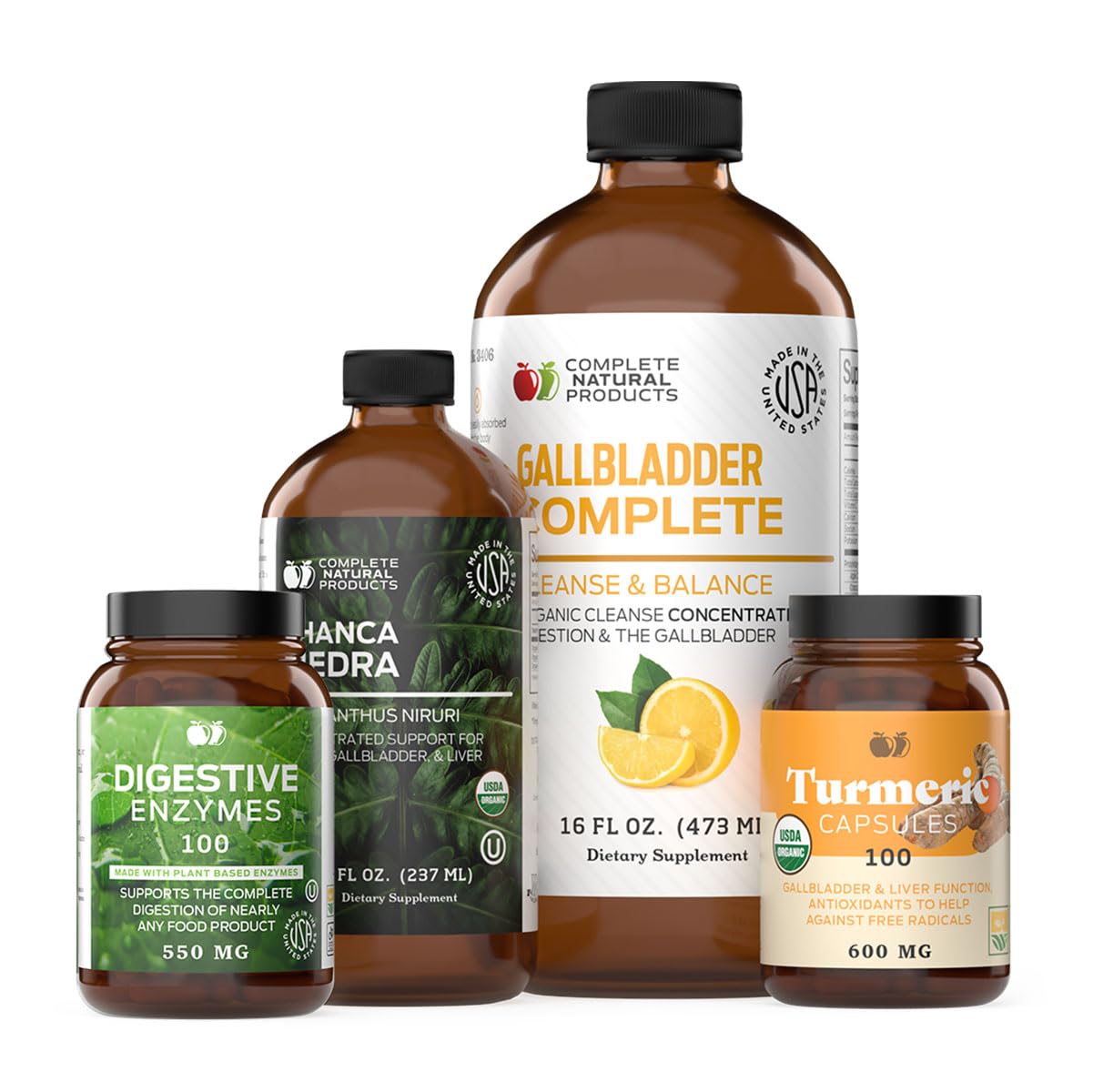 Complete Natural Products Gallbladder Bundle bottle — supports digestion and overall gut comfort.