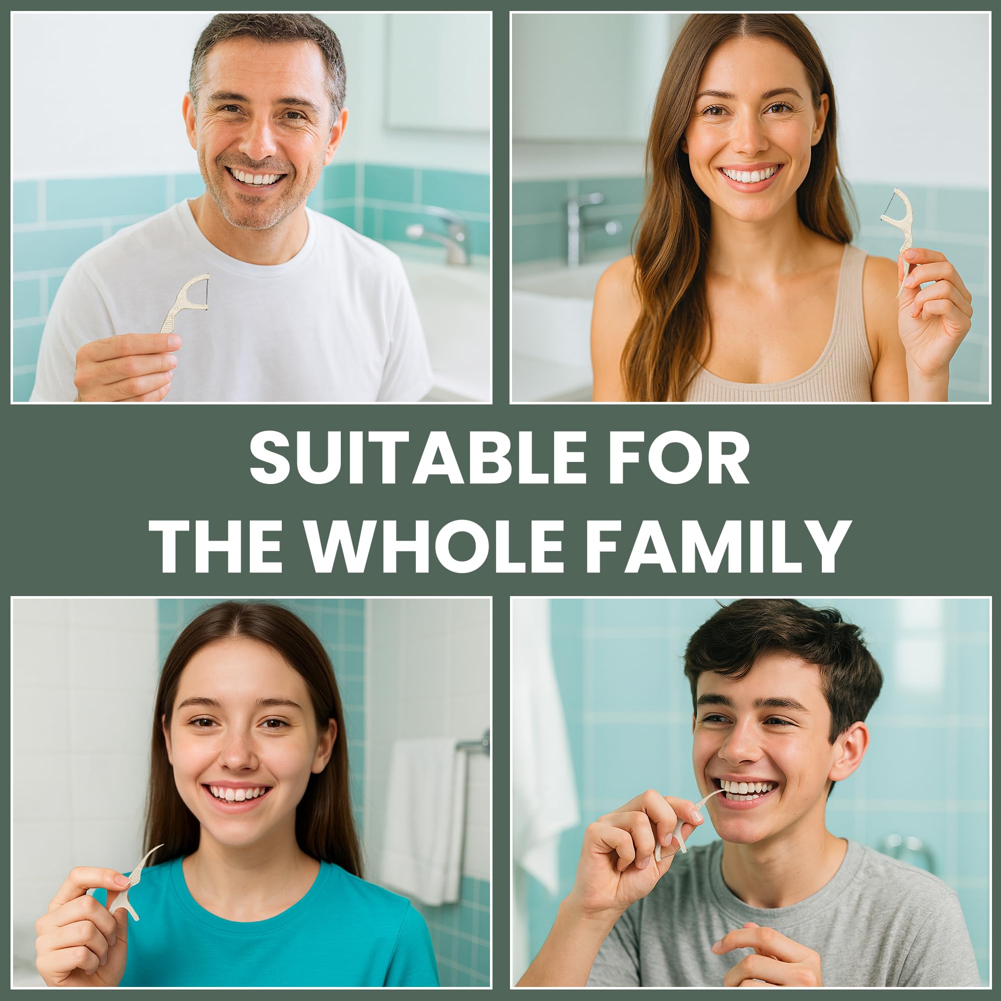 Compostable packaging for dental floss picks