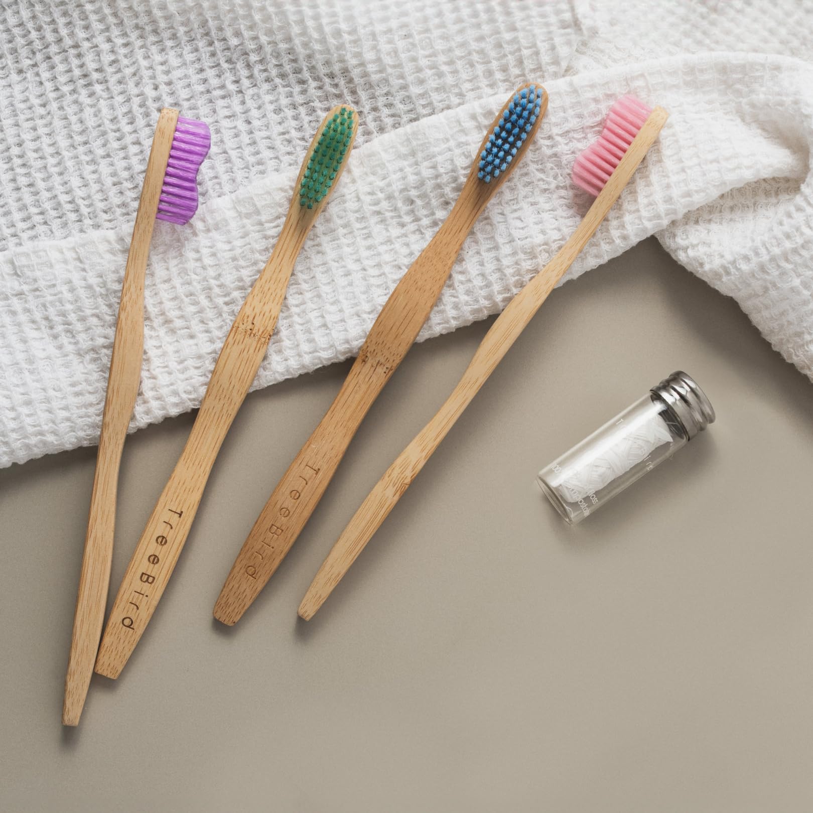 Compostable silk dental floss