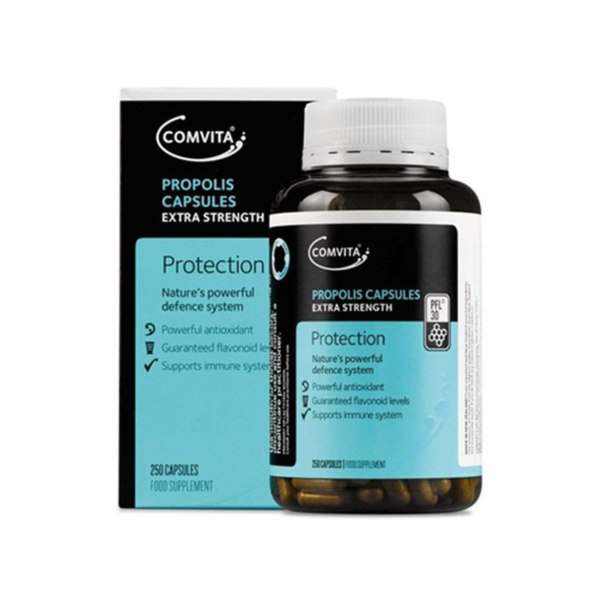 Comvita Propolis PFL30 Capsules bottle – 250 count, New Zealand propolis