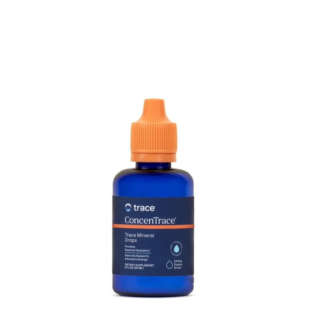 Bottle of Trace Minerals ConcenTrace trace mineral drops