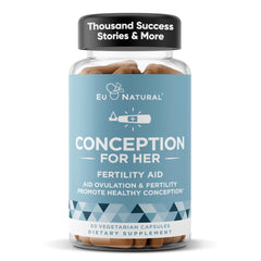 Conception Fertility Supplements for Women bottle label