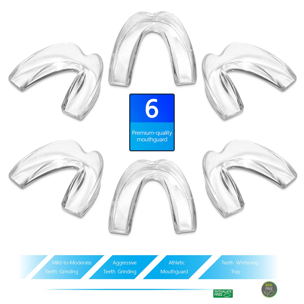 ConfiDental 3mm moldable mouth guard – guard 2 angle view