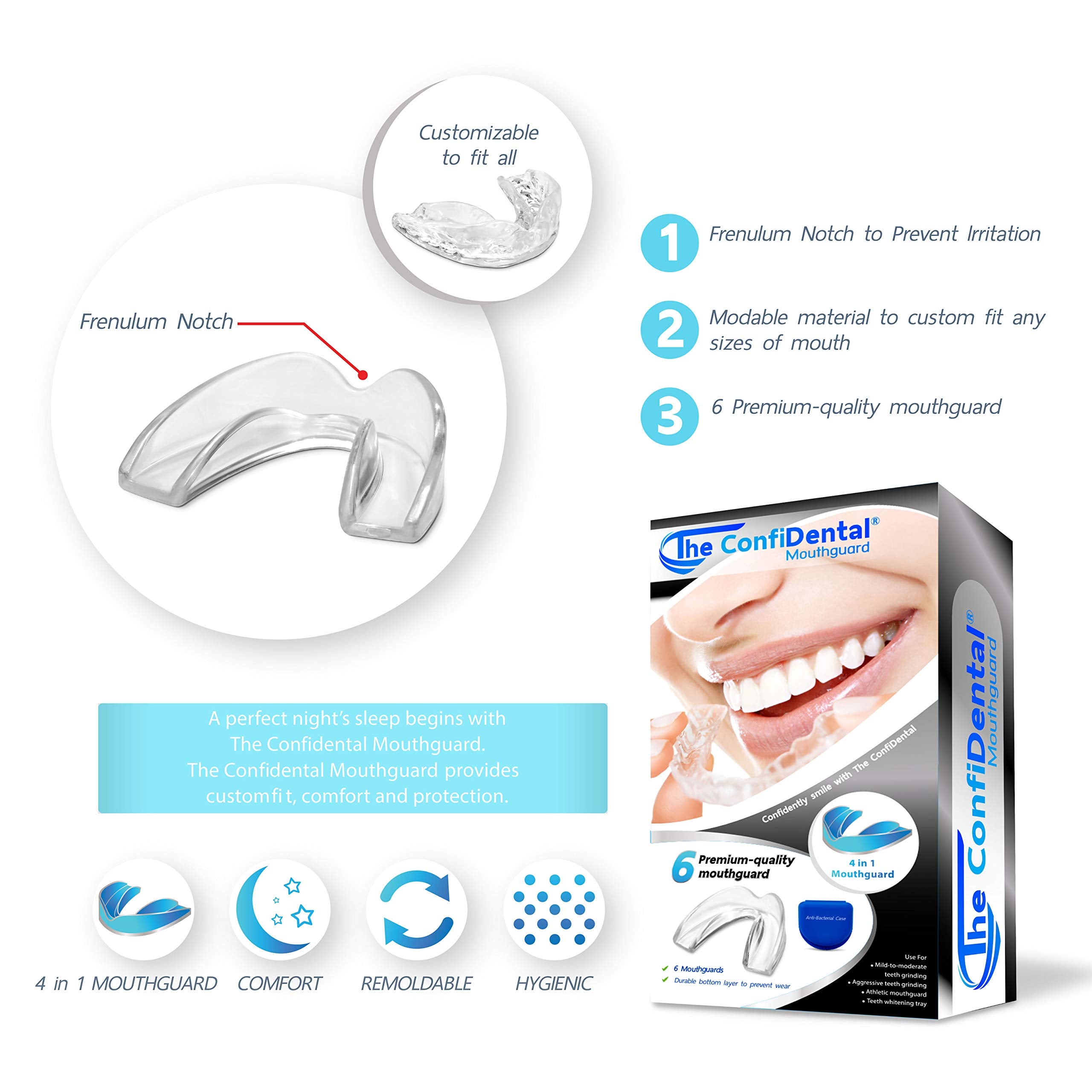 ConfiDental travel hygiene case for mouth guards