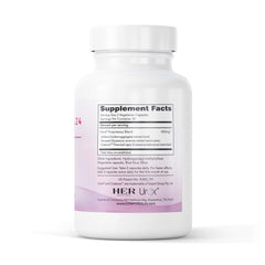 Close-up of Confitrol24 capsules and Urox blend ingredients
