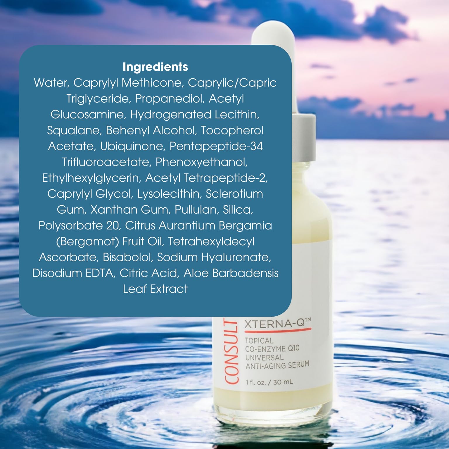 Lifestyle scene with bergamot fruit and serum