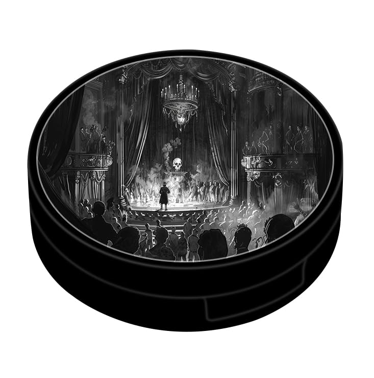 Dark stage personalized contact case travel kit exterior
