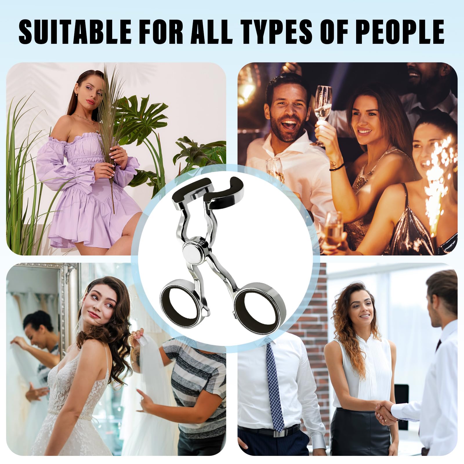 Travel-friendly case and tools for contact lens care