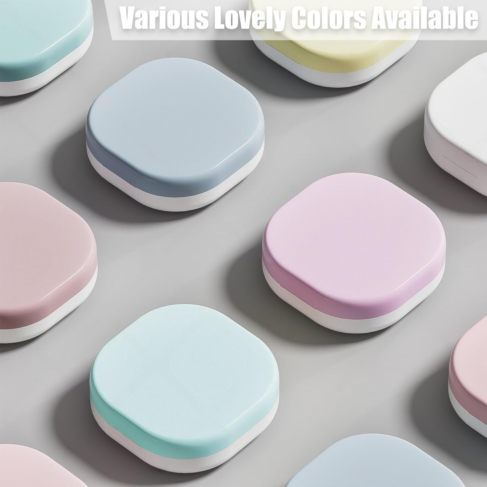 Bundle contents: 4 lens cases, applicator tool, small bottle and tweezers.