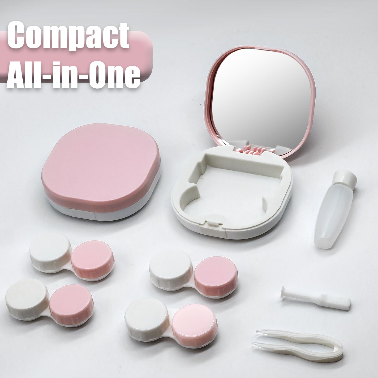 Set including 3 extra pink soaking cases