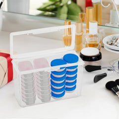 Large capacity lens organizer holds 120-180 lenses