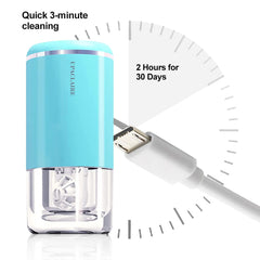 Contact lens storage case included in the bundle