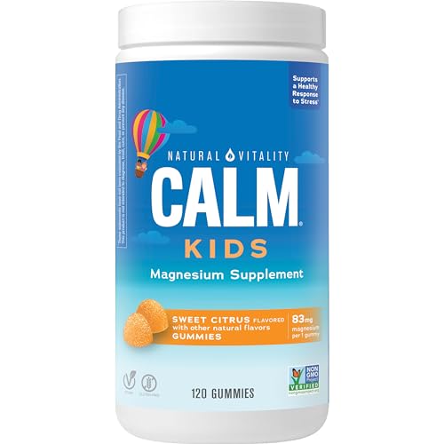 Nutrition note showing 83 mg magnesium per gummy