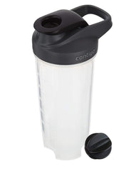 Contigo Shake & Go Fit snap lid showing integrated carry handle for easy transport