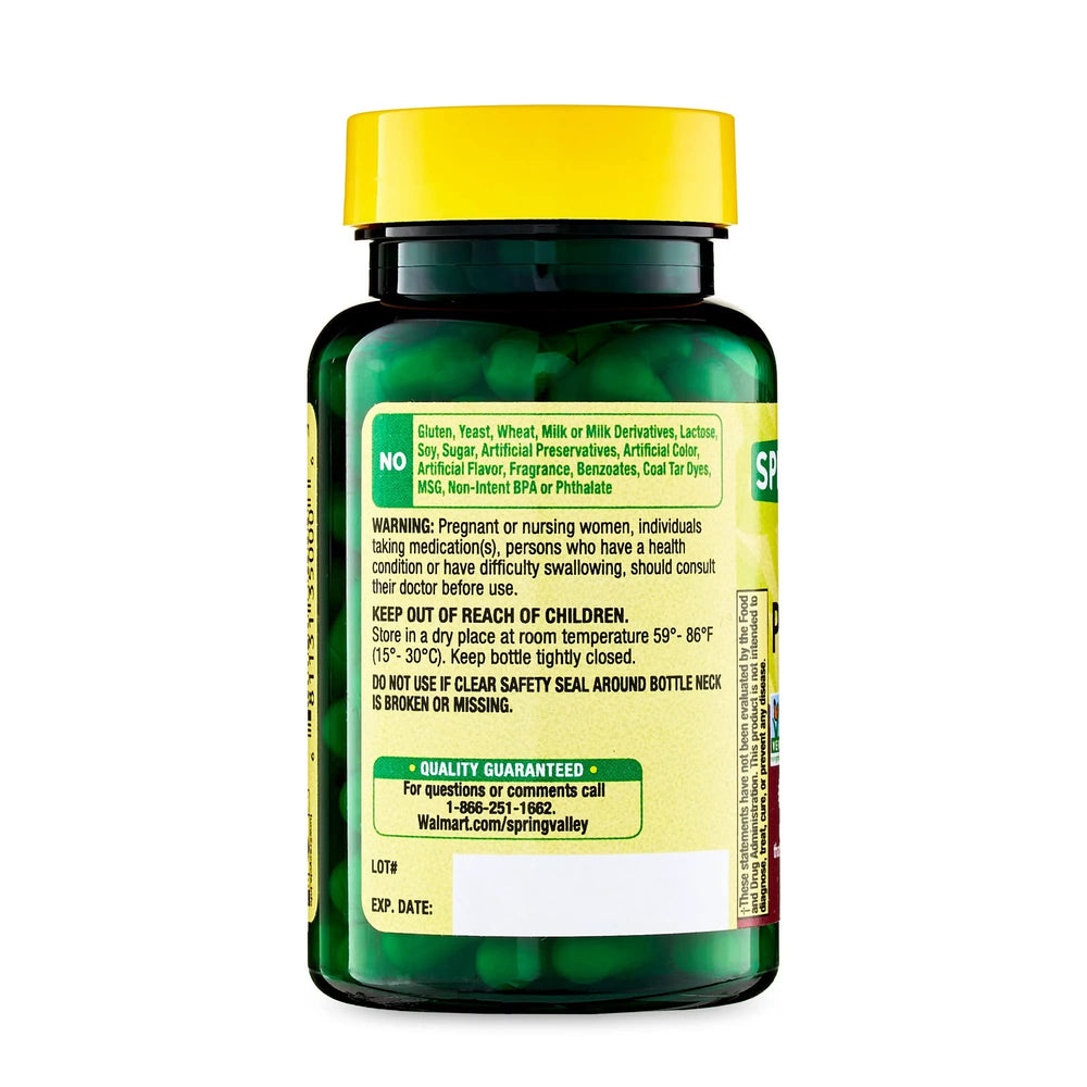 Label shows 100 mg Korean Panax Ginseng per capsule