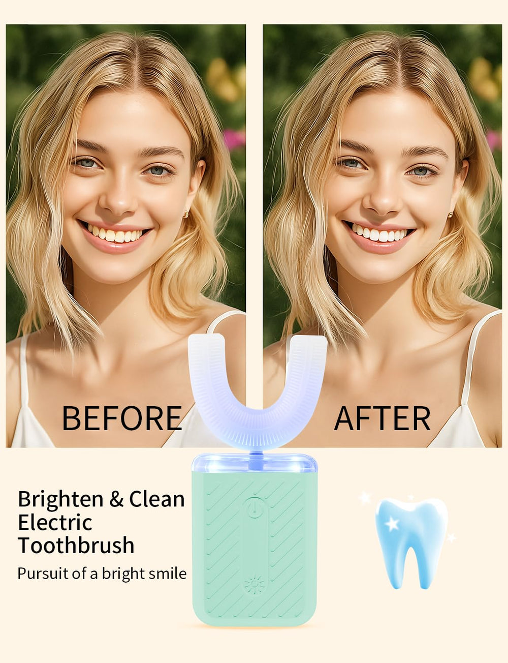 Food-grade silicone brush head of COOBST toothbrush