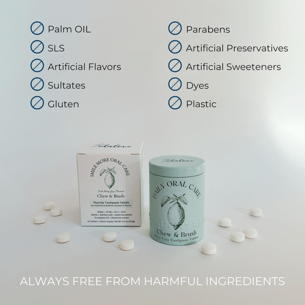 Cool Mint flavor toothpaste tablets