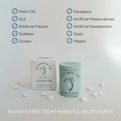 Cool Mint flavor toothpaste tablets