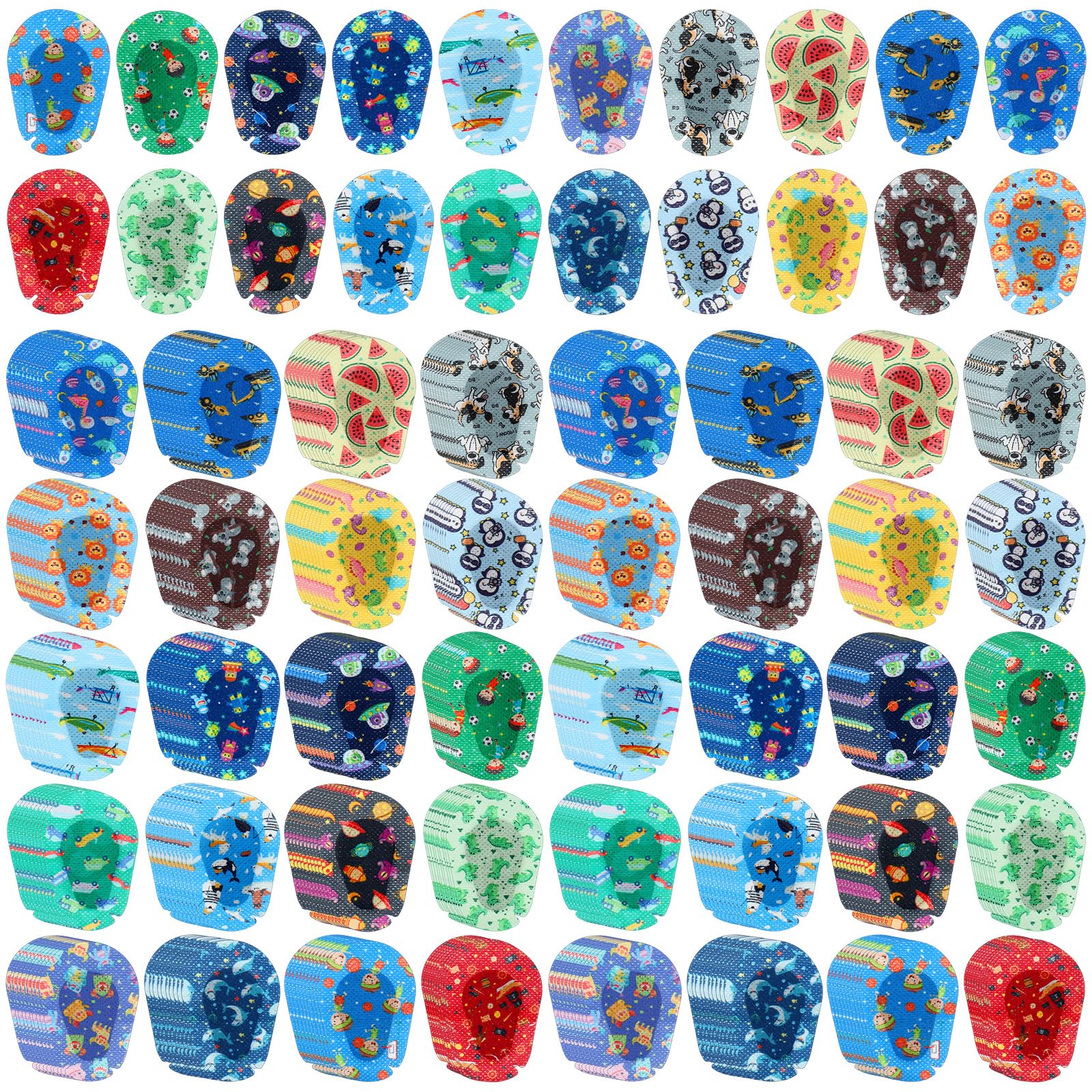 Copkim kids eye patch dinosaur pattern 3x2 inch