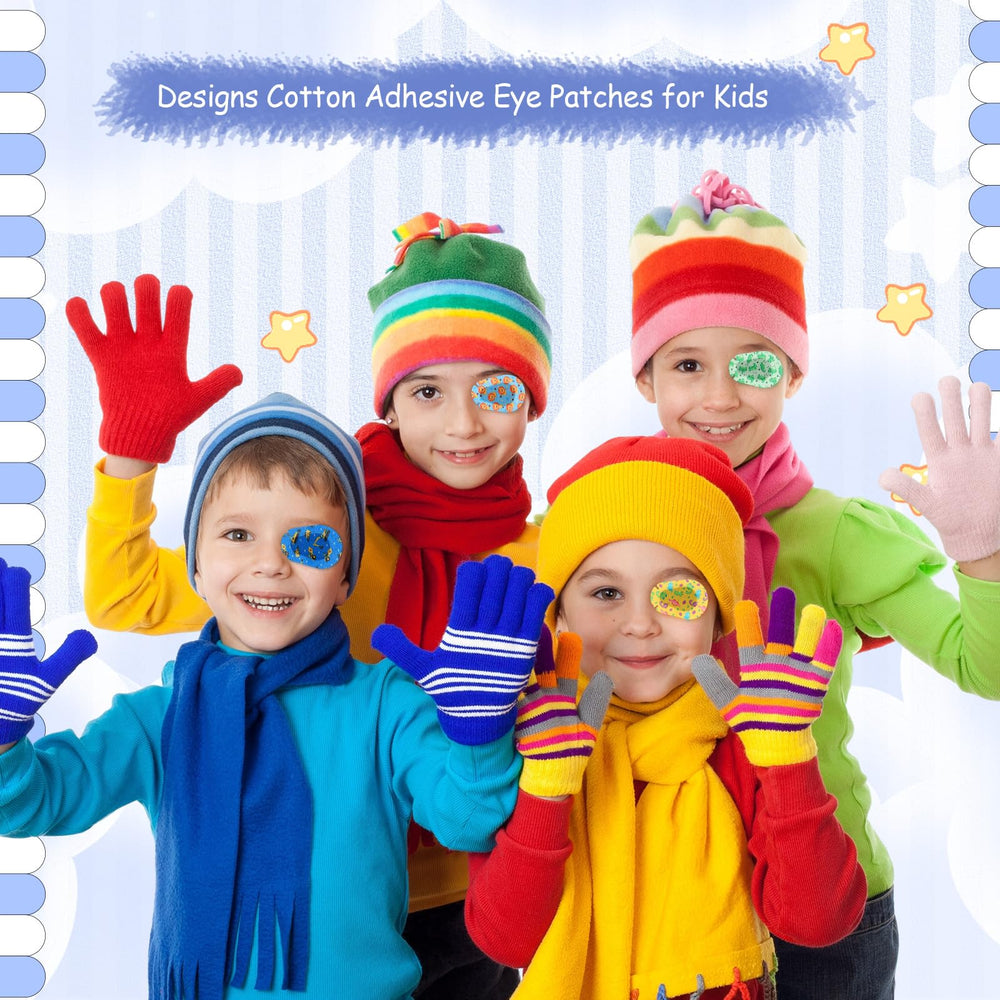 Copkim kids eye patch cute animal pattern 3x2 inch