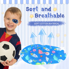 Dinosaur-pattern eye patch for kids