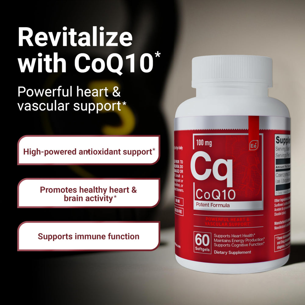 CoQ10 supports brain energy and mitochondrial function