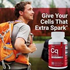 CoQ10 aiding cellular energy production and overall wellness