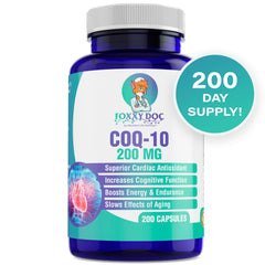 CoQ10 200mg capsules product shot