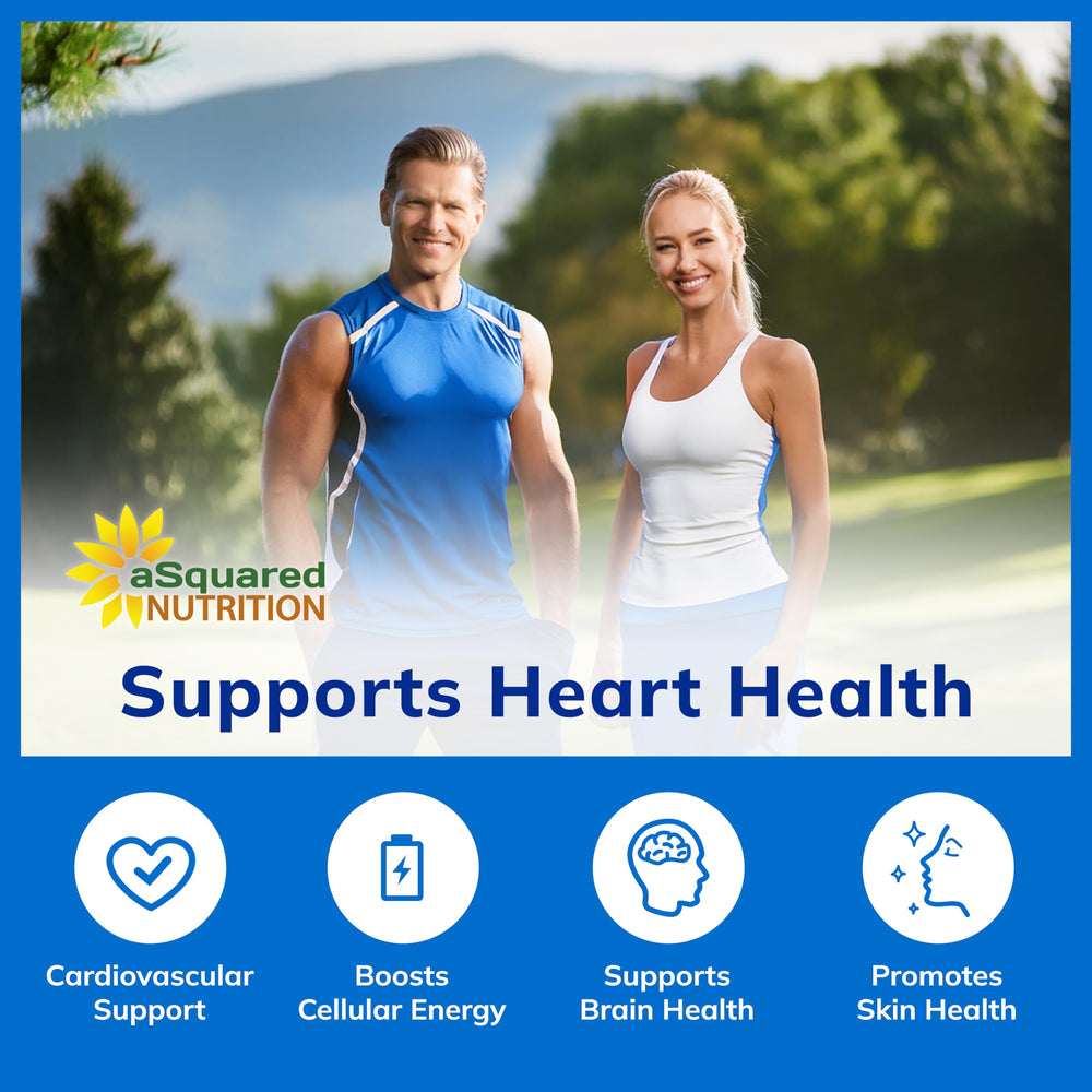 High absorption vegan CoQ10 formula label
