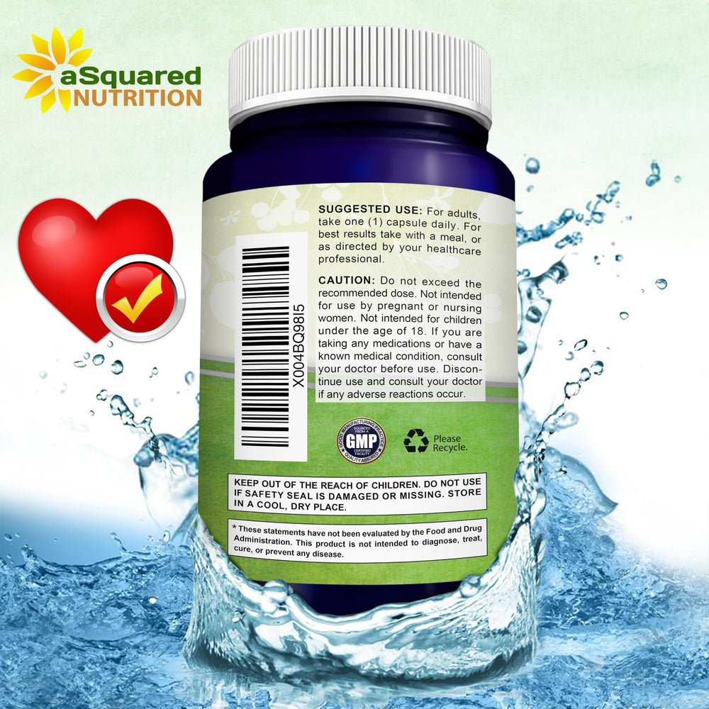 CoQ10 400mg vegan supplement bottle on white background