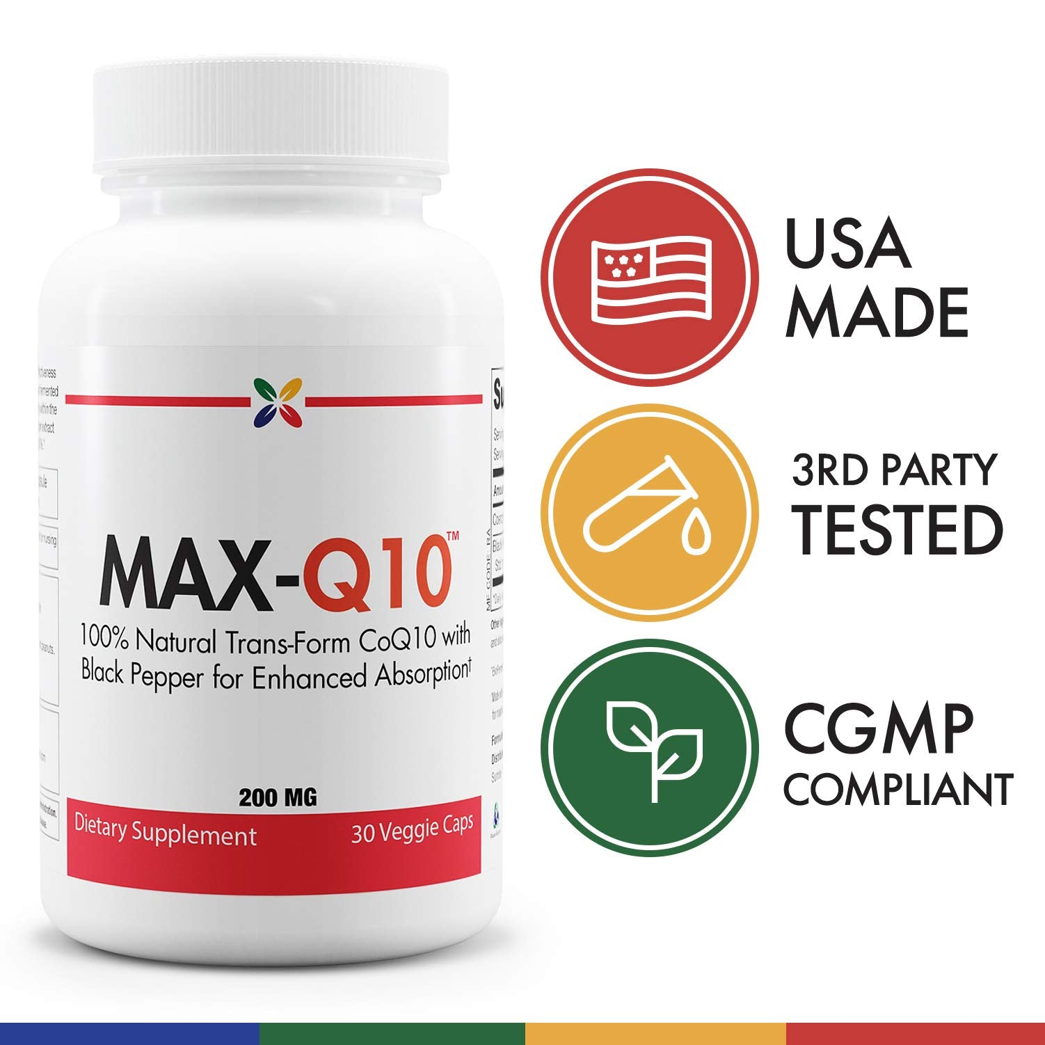 Graphic illustrating enhanced CoQ10 absorption