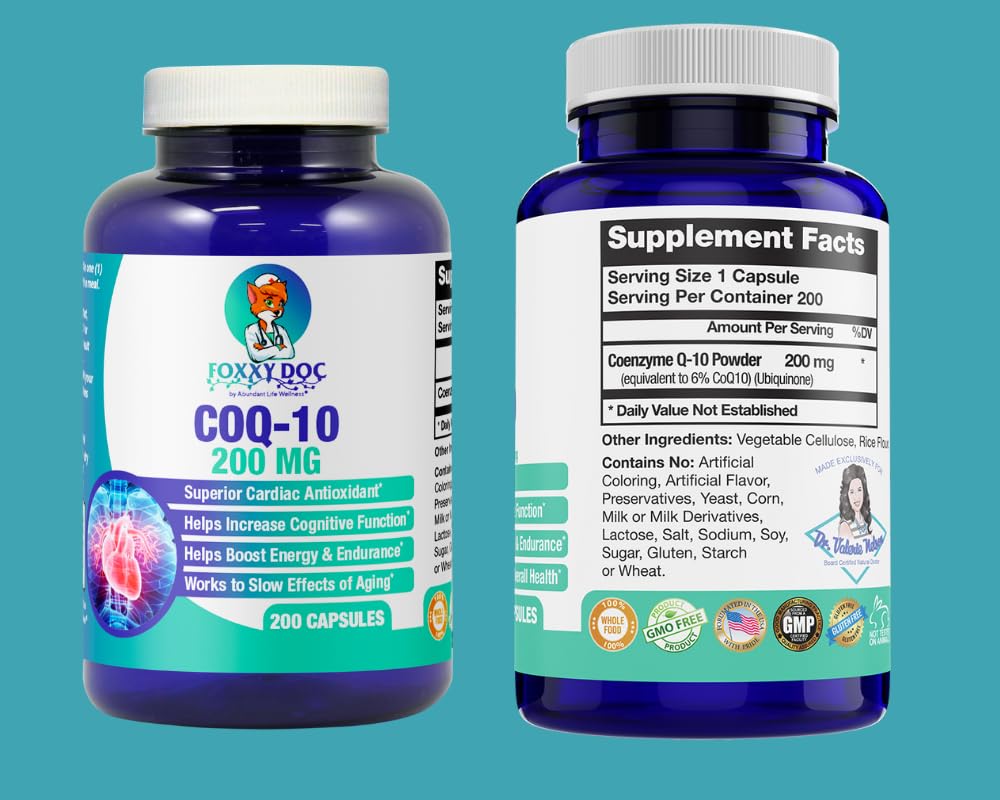 Enhanced absorption CoQ10 formula illustration