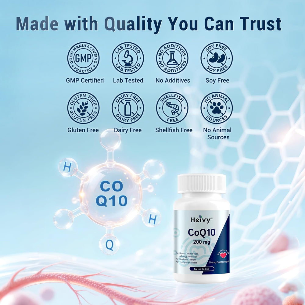 CoQ10 promoting brain health and mental clarity