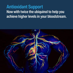 CoQ10 energy benefits infographic