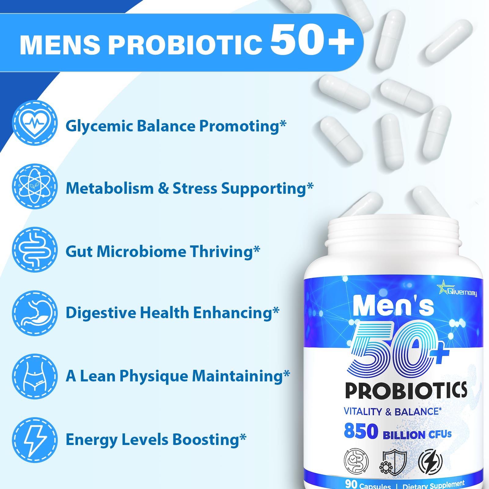 Delayed-release vegetarian probiotic capsules