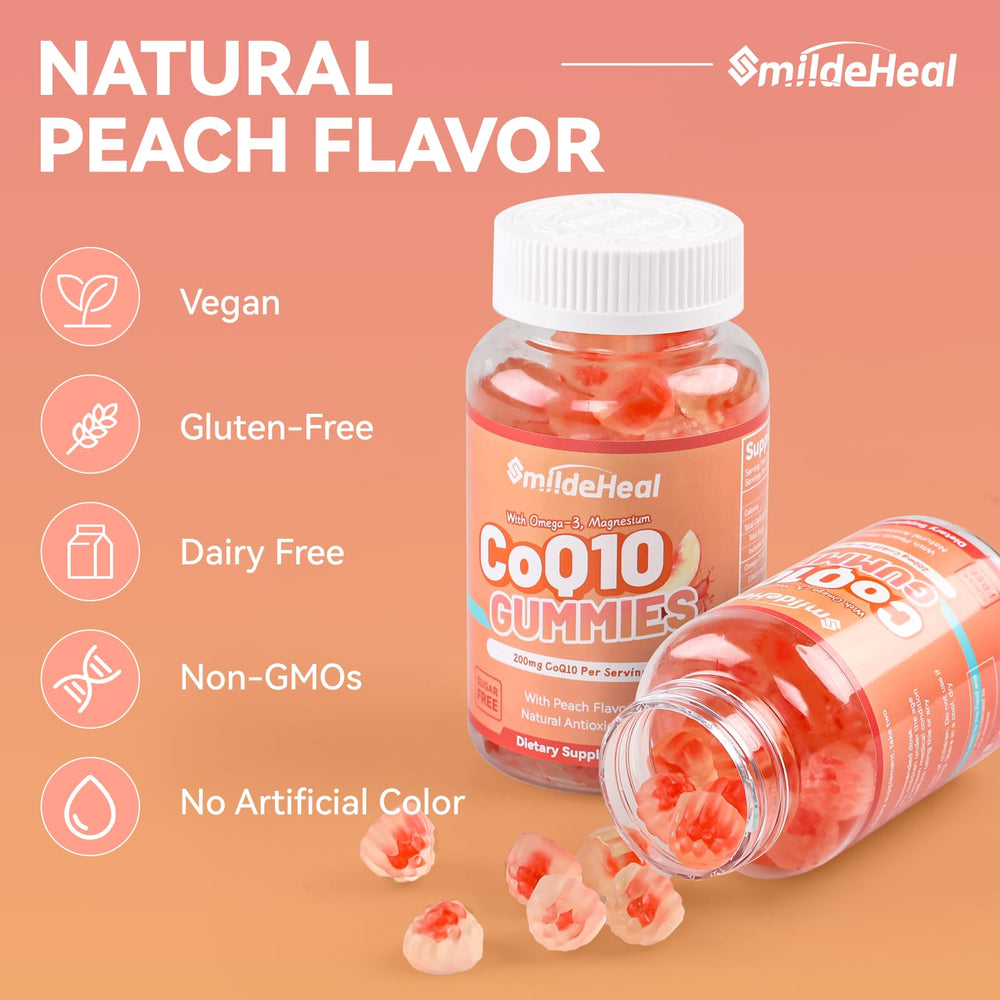 Graphic representing heart health and antioxidant support