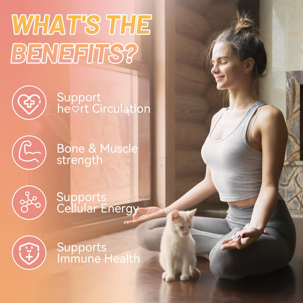 Vegan, sugar-free CoQ10 gummies label